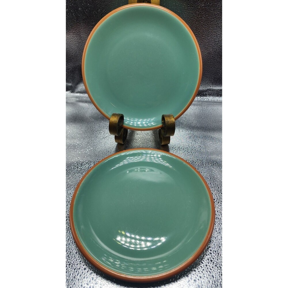 Bobby Flay Stoneware Plancha Salad Plates Turquoise (set of 2)